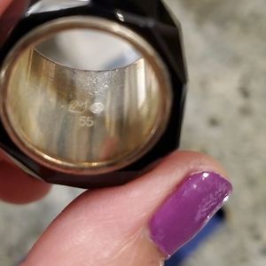 Swarovski size 5 1/2 onyx